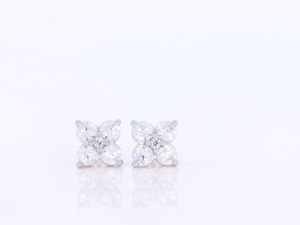 Basit Elegance 1.25Ct Moissanite vida geri saplama küpe gümüş toptan OEM - Product Image 5