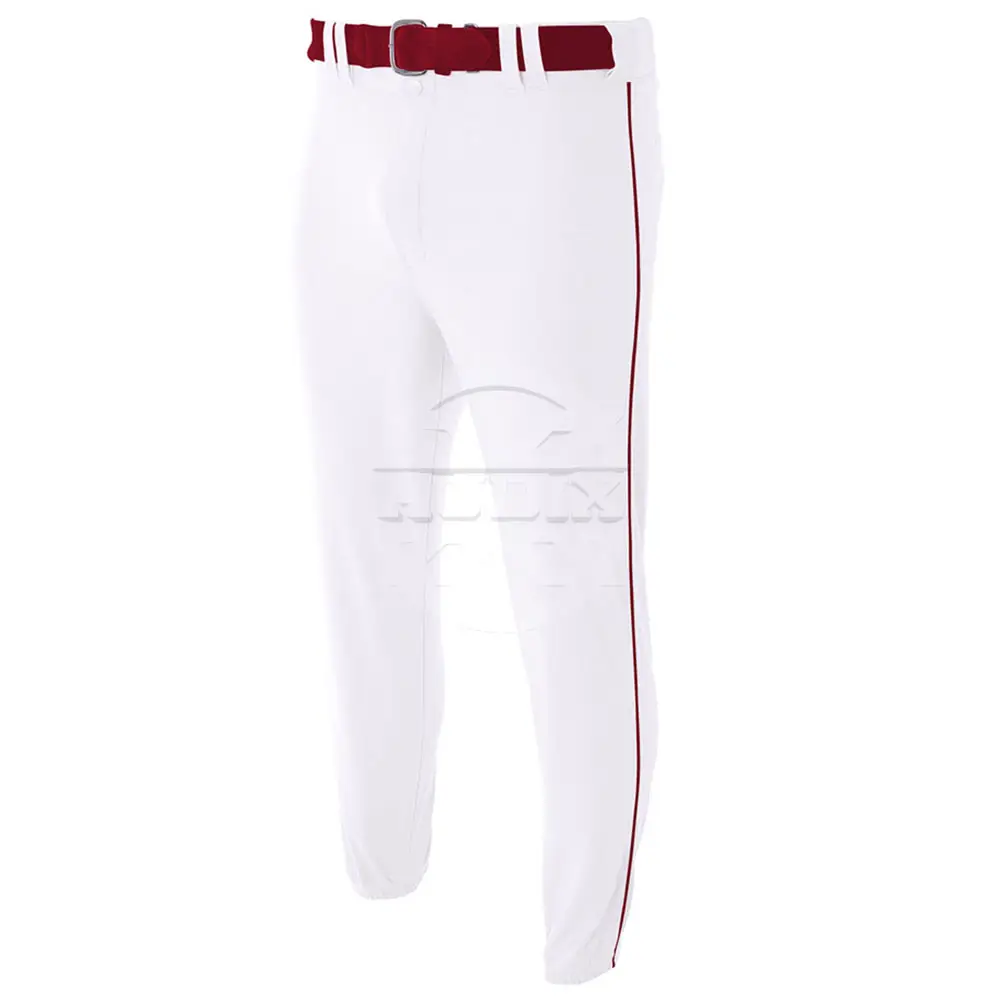 प्रो शैली लोचदार नीचे बेसबॉल पैंट सबसे अच्छी कीमत पुरुषों की मानक ट्रिपल क्राउन वयस्क बेसबॉल पैंट में नई शैली