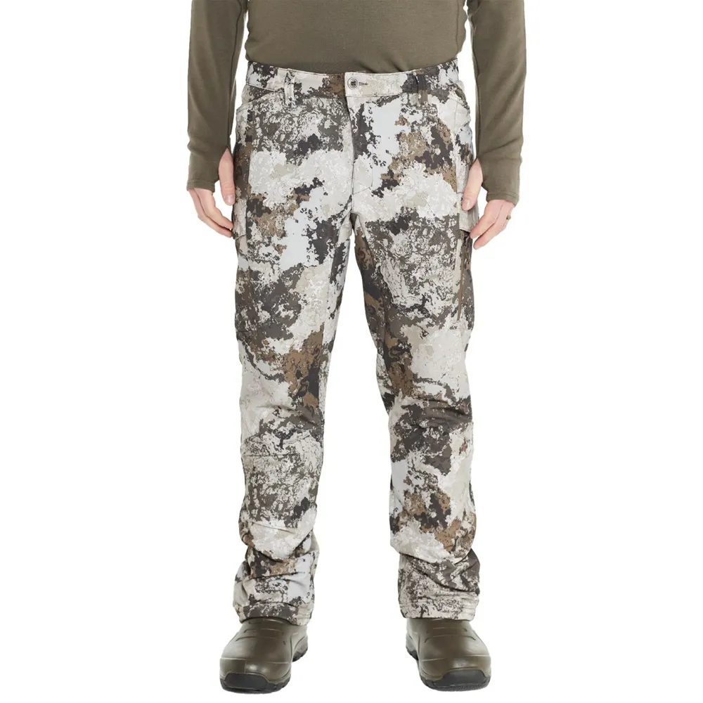Calça casual masculina estilo cargo para trabalho de caça e caminhada ao ar livre, com bolsos, ideal para caça no deserto