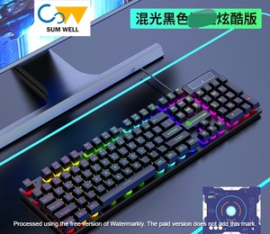 Real Mechanical Feel <strong>Keyboard</strong> and Mouse Set Wired Gaming Dedicated <strong>Keyboard</strong> and Mouse <strong>Desktop</strong> Computer Notebook External - Product Image 5
