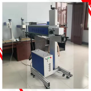 瓦特桑射频达维Co2飞行激光打标机30W 50w工厂生产线飞行co2激光打标机