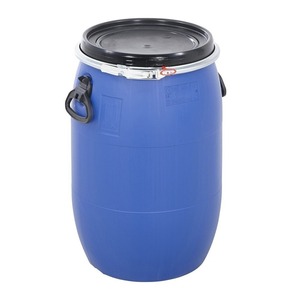 Toptan 200L HDPE mavi plastik ambalaj bariyerleri/davul konteyner ile çift yüzükler ihracat için hazır - Product Image 3