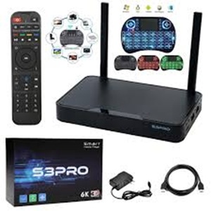 最高品質S3 PRO 2023コンボパック1 1ボイス1フルキーボードリモート5G Wifi OTT & IPTVレシーバー4K 8K解像度サポート - Product Image 1