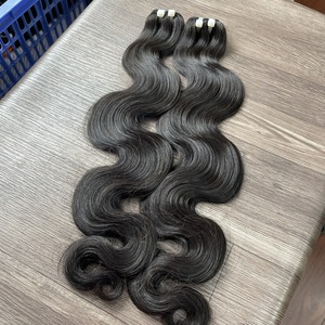 Luxury Curl Super Double Drawn Hair Machine Made Wigs,Ombre Color Body Wave Raw Human Hair Extensions With <strong>Bangs</strong> - Product Image 6