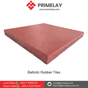 Üstün mukavemet yüksek elastikiyet 50mm kalınlık geri dönüştürülmüş balistik kauçuk karolar, döşeme için çekim aralıkları için sekmeyi durdurur - Product Image 5