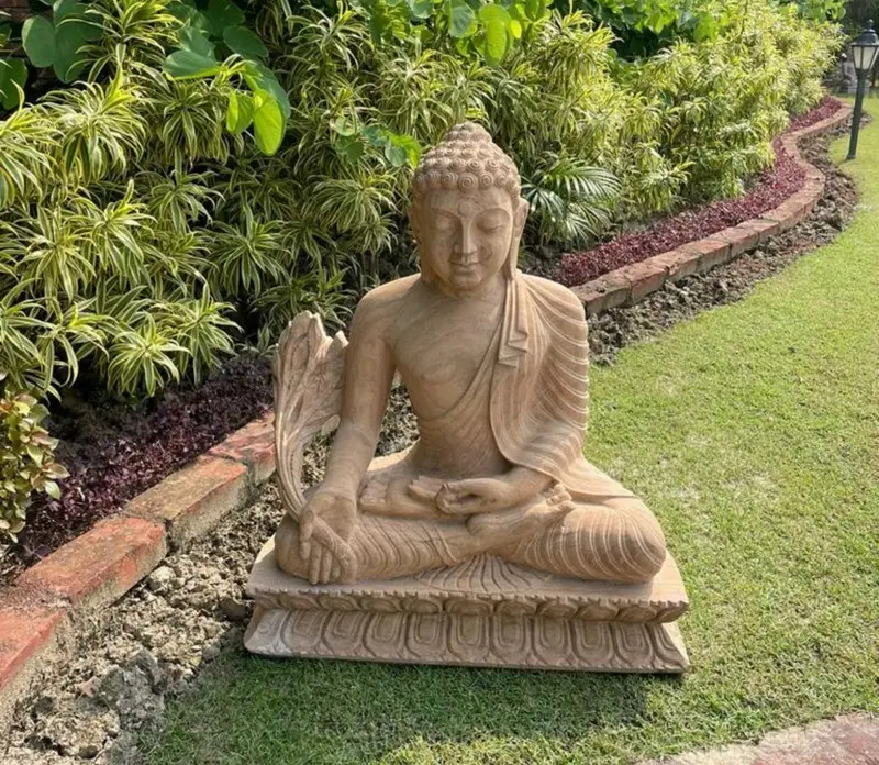 Bellissimo marmo signore Buddha Murti scultura seduta per la decorazione della casa dio indiano statua In marmo al miglior prezzo