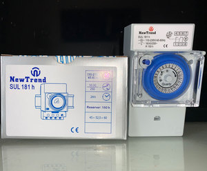 Interruttore di tempo 240V/16A programmabile SUL181h per il controllo dell'illuminazione Timer settimanale ad alta efficienza energetica per uso residenziale e commerciale