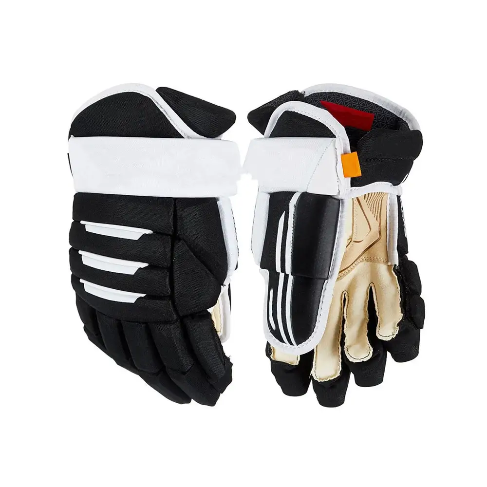 Gants de crosse de Hockey sur glace, Logo et couleur personnalisés professionnels de haute qualité, accessoires de Hockey, gants de crosse à doigt complet