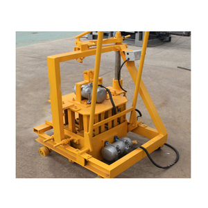 1200-1700 pçs/8 horas de capacidade largamente usado linha de produção de tijolos industrial pequeno móvel bloco oco do cimento fazendo a máquina