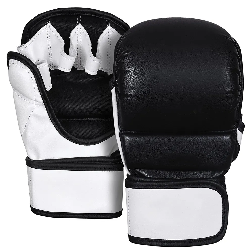 Guanti MMA, guanti da combattimento gratuiti, guanti da combattimento UFC Grappling e Training guantoni da boxe con Logo