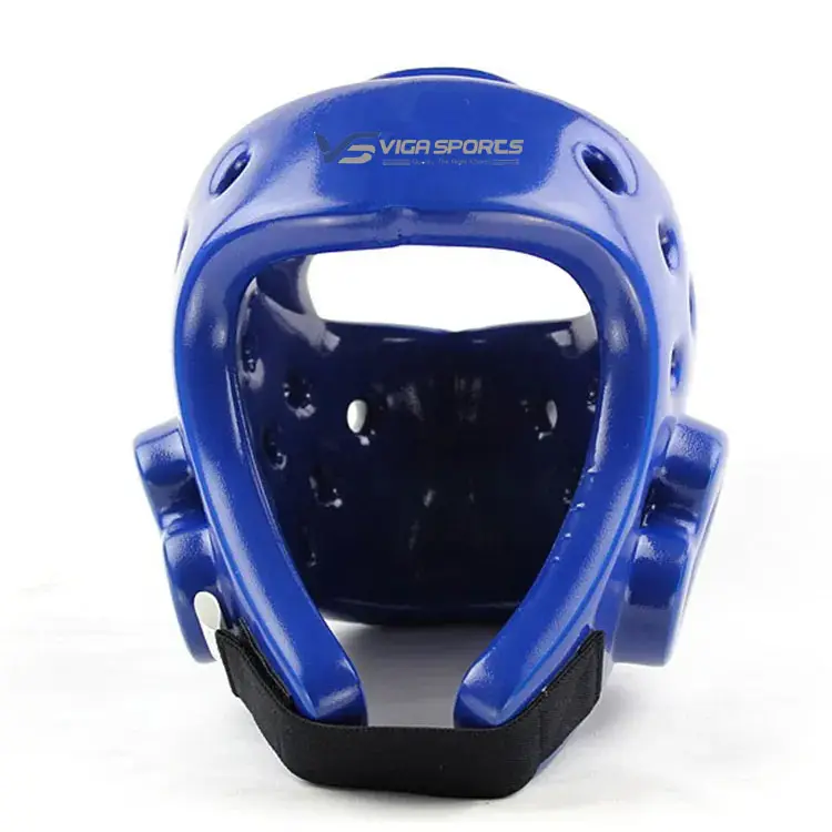Protection du casque de Taekwondo ead recommandé par le casque de formation en usine protège-tête en mousse trempée brillante