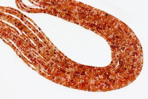 Natural Carnelian Faceted <strong>Beads</strong> Polished Round <strong>Beads</strong> Beautiful Red Carnelian Agate Gemstone <strong>Beads</strong> <strong>Excellent</strong> Quality Full Strand - Product Image 3