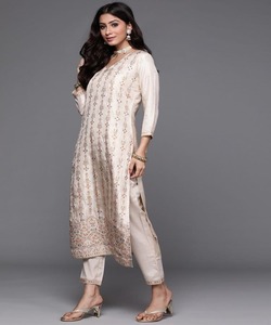 New Trendy Ready Made Cotton Anarkalikurta Sets for Women Girls Indian <strong>Pakistani</strong> With Dupatta Suit - Product Image 2