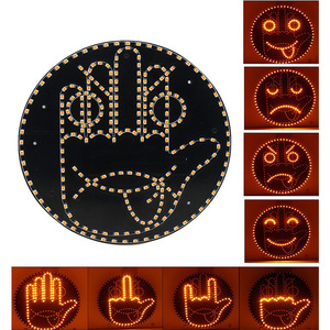 ไฟแสดงความรู้สึกหน้ายิ้ม LED ติดรถแบบใหม่ไฟเตือนแบบมัลติฟังก์ชั่น - Product Image 3