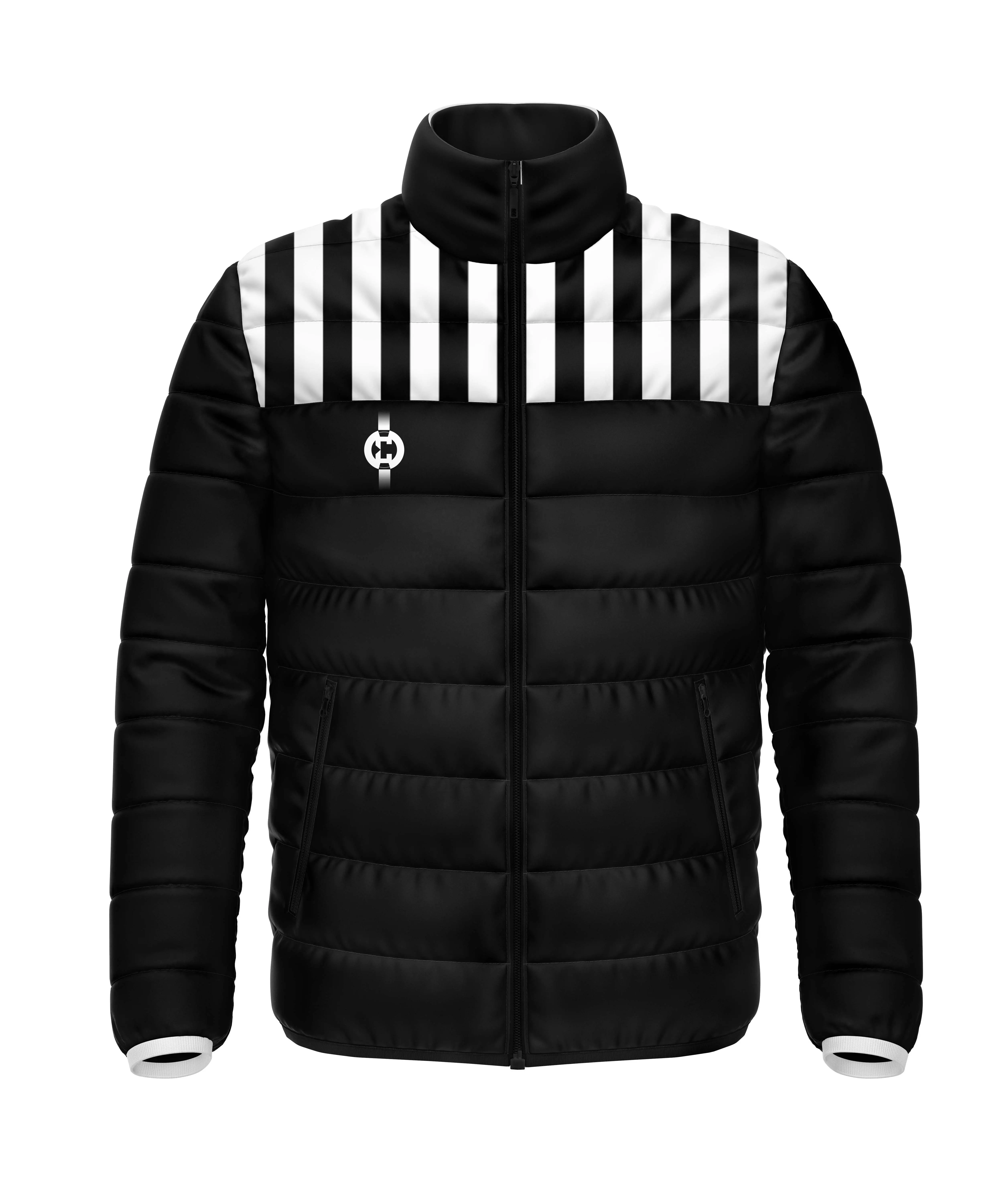 Casaco acolchoado personalizado Puffer Coat All Over Impressão Mens Inverno Jacket Stand Collar Bomber Outwear Reciclado Jaqueta De Nylon