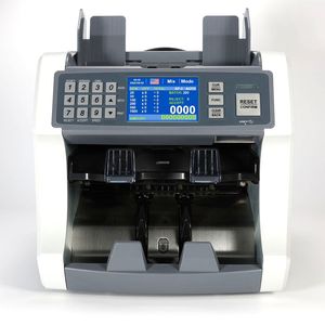 Máquina clasificadora de notas S210 doble CIS UV MG IR con 1 + 1 bolsillos máquina de alta tecnología de detección de notas forjadas con impresora incorporada - Product Image 3