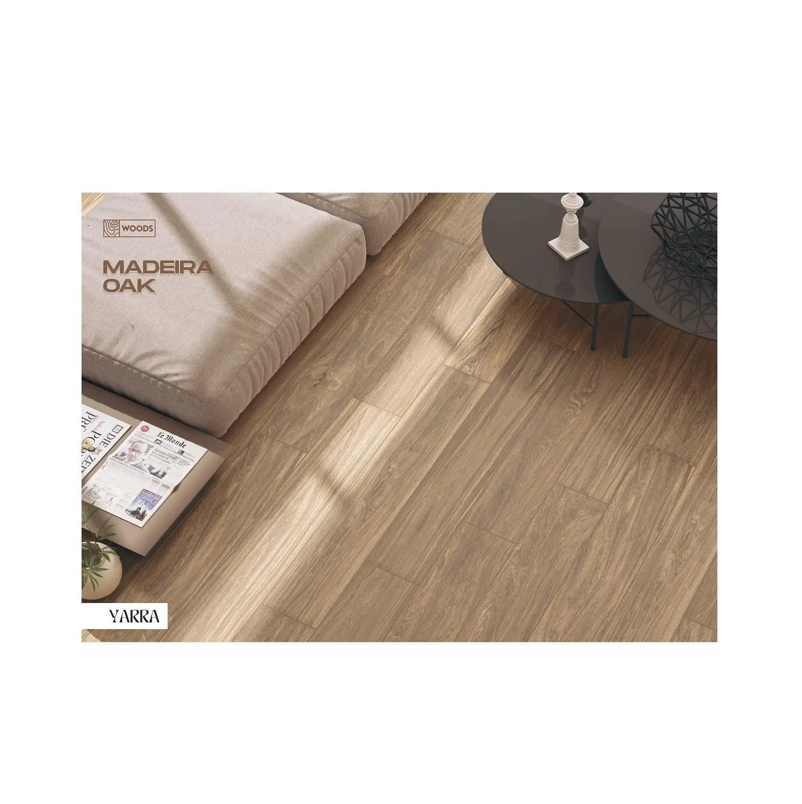 Esportazione qualità opaca finito 200X1200MM Madeira legno di quercia piastrelle di porcellana per camera da letto e soggiorno decorazione del pavimento
