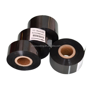 UNIONCODING Expiration Date Coding <strong>Ribbon</strong> 25mm* 100M <strong>Hot</strong> Stamping <strong>Ribbon</strong> for Date Coding Machine - Product Image 3