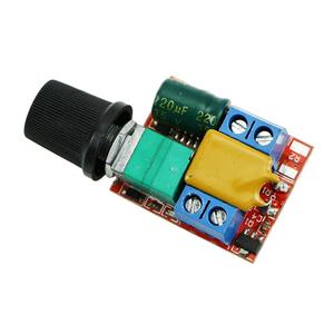 Mini DC Motor PWM hız kontrol modülü 3V 6V 12V 24V 35VDC 90W 5A DC Motor hız regülatörü kontrol anahtarı LED Dimmer - Product Image 2
