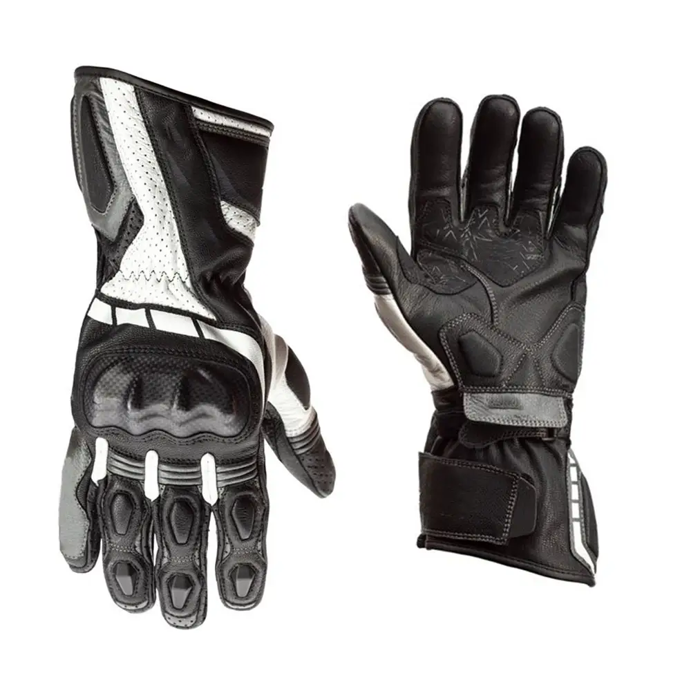 Personalizable 2023 Racing Moto Motocicleta Top Grain Cuero Motocicleta Moto Guantes Bikers Riding Impermeable