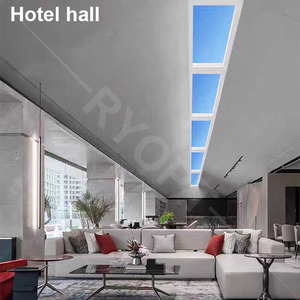 Ryopt ไฟแอลอีดีแสดงแสงสีฟ้าธรรมชาติท้องฟ้า LED เพดานแผงสกายไลท์เทียม - Product Image 5