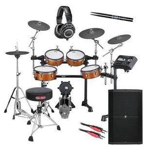 Newly Stocked Forest DTX8K-M Electronic Drum <strong>Kit</strong> Clean Black with Maple Drum Chamber - Product Image 2