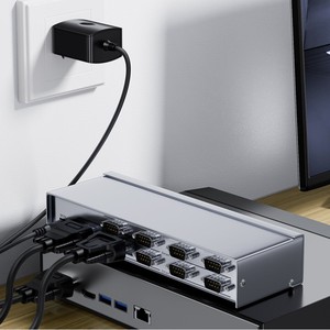 DTECH 1 <strong>Input</strong> 8 <strong>Output</strong> 8 Port RS232 <strong>Serial</strong> DB9 Pin Splitter DT-5048 - Product Image 5