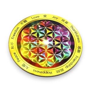 Özel baskılı sarkaç panoları ile kutsal geometri desen ahşap sarkaç Dowsing kurulu için toptan ve okumalar - Product Image 5