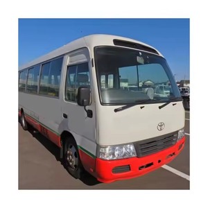 Japon 2013 beyaz Coaster şehir otobüsü 17 deri koltuklar Cruise Control FWD Drive from -Used for Sale