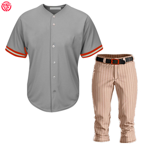 定制最新设计好材料棒球服透气面料和高品质材料面料棒球服 - Product Image 1