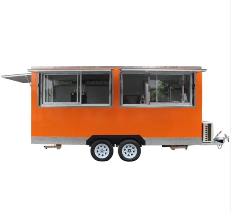 100% catering completamente attrezzato gelato mobile food truck/permesso di vendita usato food truck/food truck all'aperto pronto per la fornitura