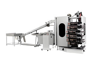 Automatische PET-Cup-Offsetdruck maschine 6-Farben-Mehrfarben-<span class=keywords><strong>Offset</strong></span>-Maschine für Kunststoffbecher-Entsorgungs becher