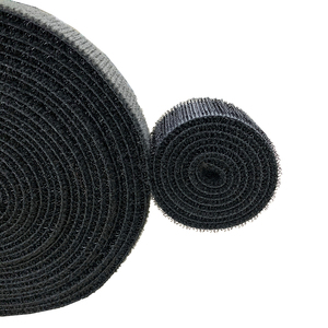 Reutilizable espalda con espalda Gancho Bucle Gestión de cables Nylon Cable Tie Gancho y bucle Cable Organizador de cables - Product Image 3