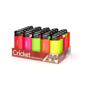 Alta Qualidade Atacado Bulk Cricket Isqueiros Seguros Descartáveis com Cores Sortidas Conveniente Função De Ignição