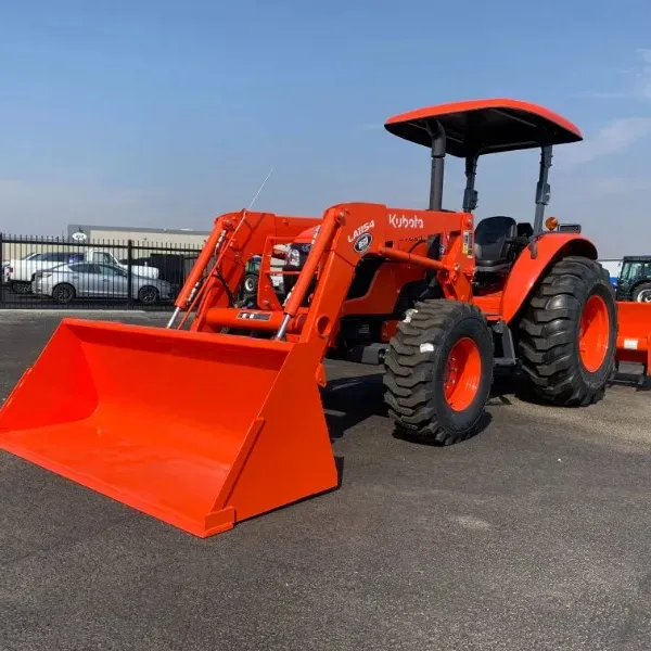Tarım için kuagriculture M7060 traktör 4WD tarım için LA1154 kuagriculture traktör 4WD