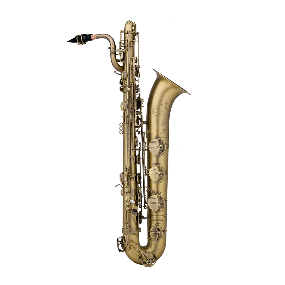 Saxofone profissional baritone, saxofone baixo