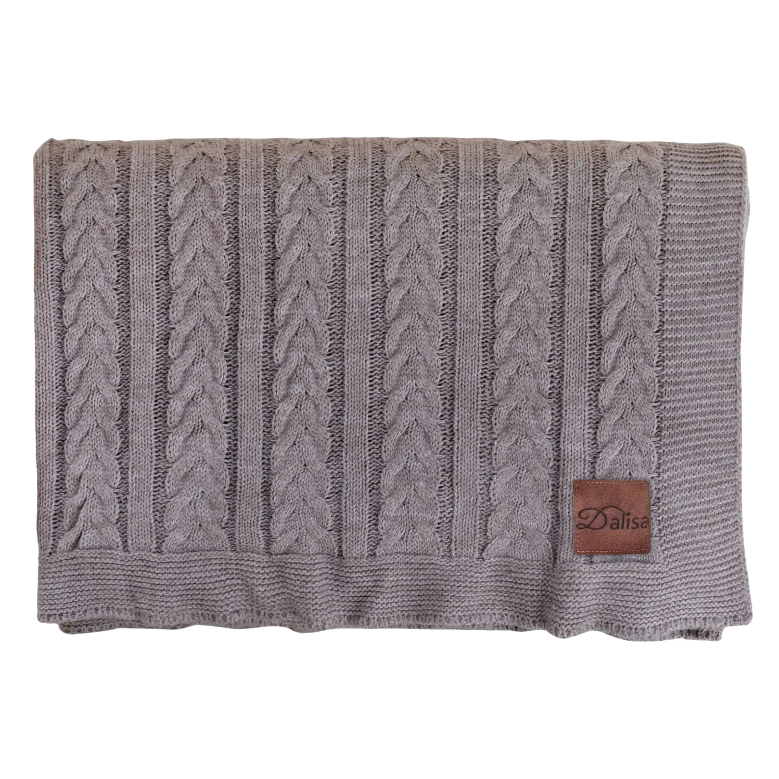 Cotton Blanket 200*220 Cm Beige Blanket Knitted 100% Acrylic MATHILDA Blanket High Quality Home Tekstile