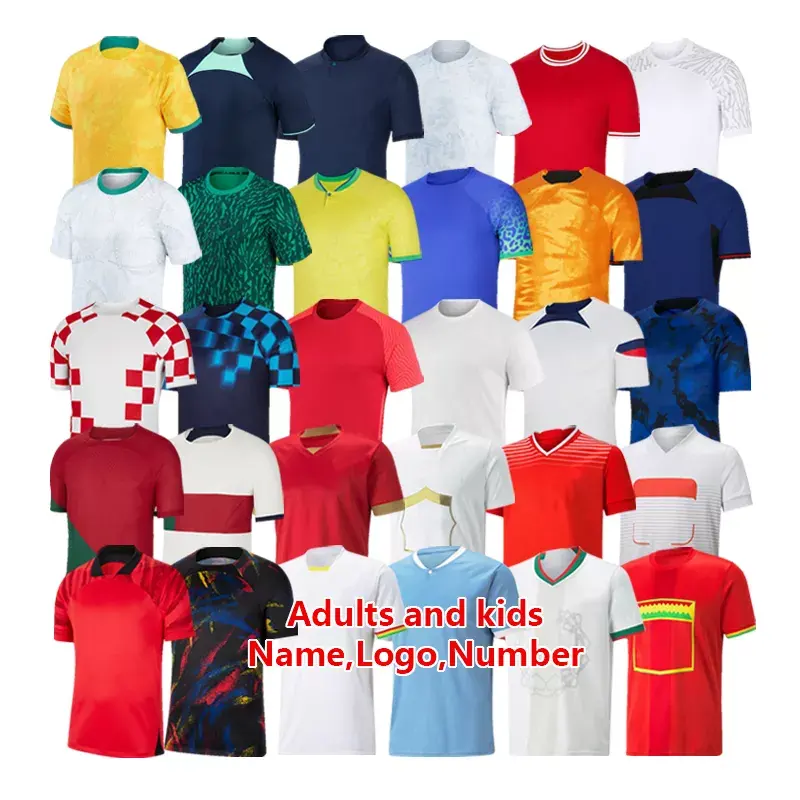 Camisa de futebol masculina, modelo de equipe de futebol de qualidade real thai, futebol americano