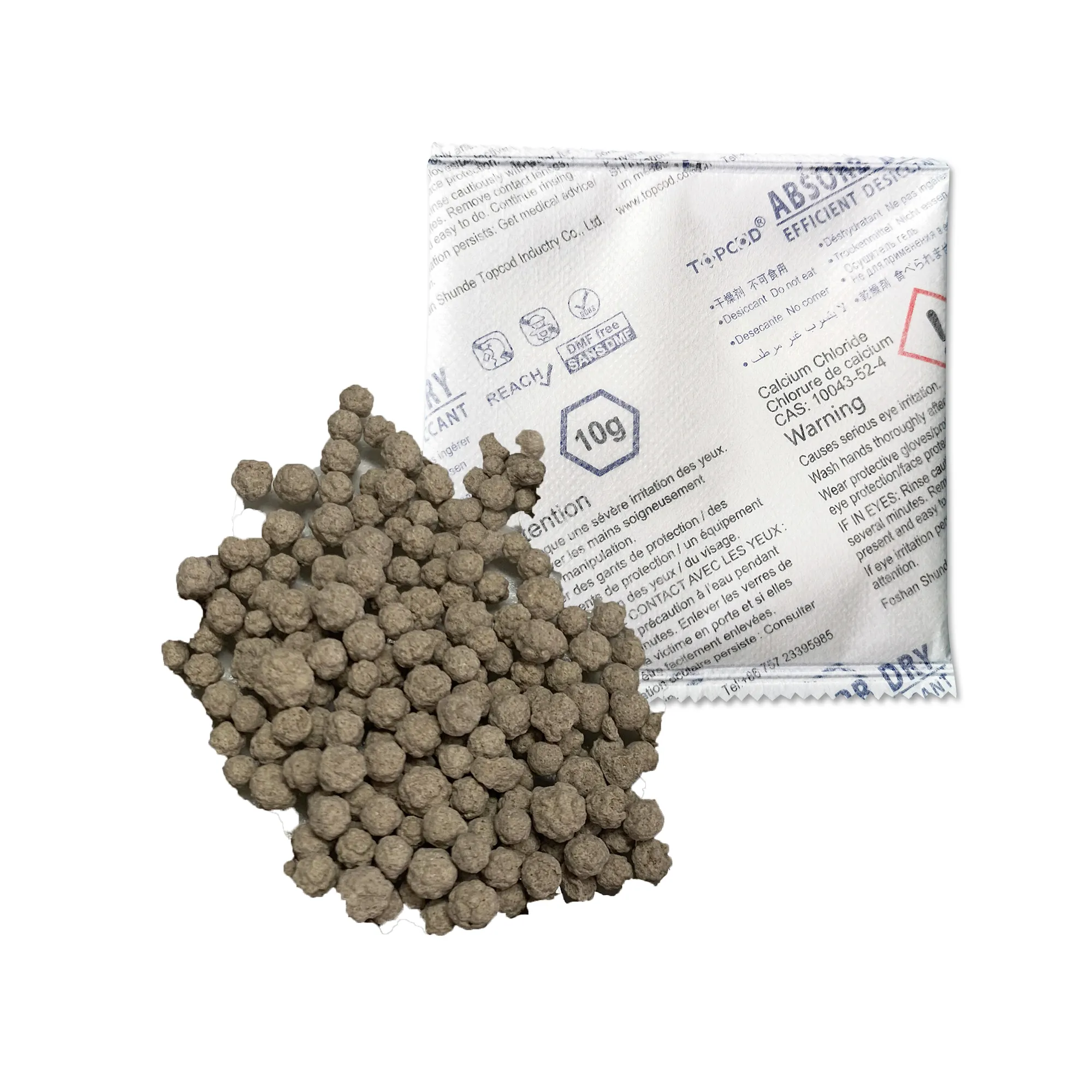 Topcod calcio Bentonite argilla essiccante minerali pacchetti secchi