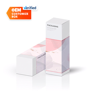 Hot Selling Tab <strong>Lock</strong> Roll End Paperboard <strong>Boxes</strong> with Strong Structure Idea for Skincare Product Use - Product Image 1