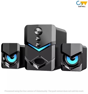 オーディオデスクトップコンピューターオーディオホームラップトップ小型スピーカー有線Bluetoothデスクトップサブウーファースピーカーインターフェイスタイプ: Blueto - Product Image 1