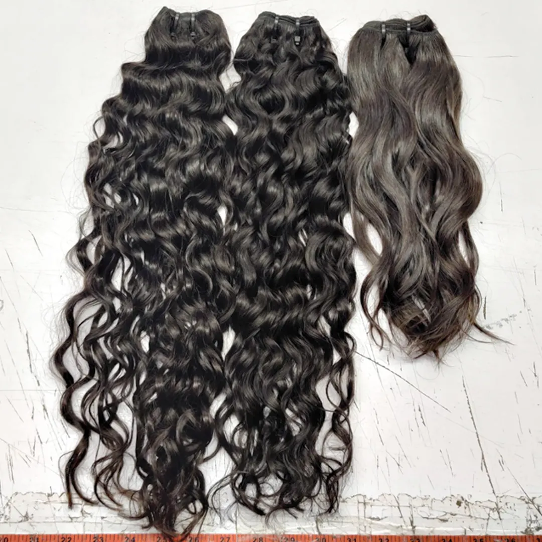 Cabelo brasileiro virgin, cabelo humano templo profundo onda weft pacotes frontal e fechamento personalizado trama pacotes 32 34 36 polegadas