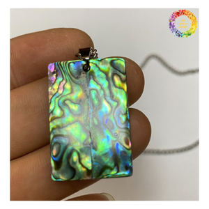 Natural Blue Abalone Shell Sheet, Natural Abalone Shell Circle Blanks <strong>Paua</strong> Seashell Round Craft Pendants Earrings <strong>Inlay</strong> Pieces - Product Image 2