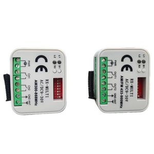 Garagentor Rx <span class=keywords><strong>Multi</strong></span>-Empfänger 2 Kanäle Fernsteuerung White Box mit 433-900 433 MHz
