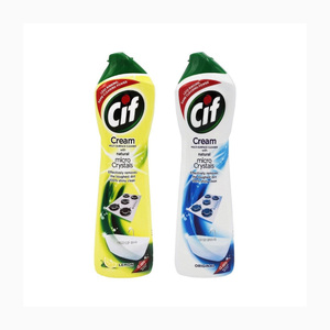 קרם לניקוי משטחים רב תכליתי מקורי של Cif למטבח ולאמבטיה, ריח בריז אוקיינוס, 100% הסרת לכלוך עם ניקוי טבעי