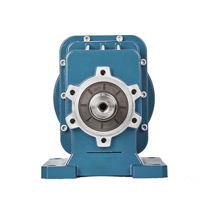 Flange de saída 2 estágios série reversa chanfrada 1 5 relação axial Rc redutor de engrenagem motor elétrico caixa de engrenagens helicoidal