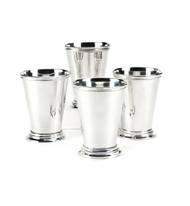 <strong>2025</strong> <strong>Set</strong> of Two Copper Color Mint Julep <strong>Cup</strong> Modern Design Hammered Beer Julep Glass Drinkware Mug Use for Parties and Wedding - Product Image 3