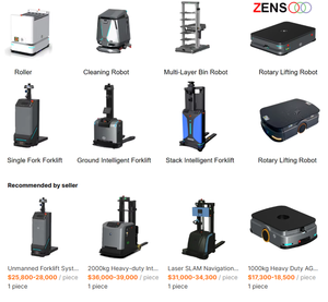รถยกเลเซอร์แบบถ่วงอัตโนมัติ2T 3M CPD-20หุ่นยนต์ AGV AMR - Product Image 4