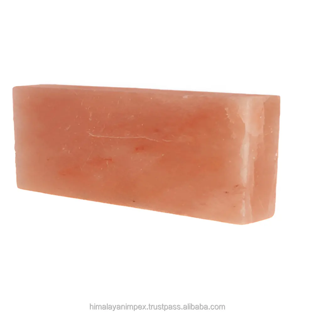 Qualité supérieure 8 "x 4" x 1.5 "pouces carreaux/briques de sel de roche rose de l'Himalaya pakistanais pour salle de sauna et thérapie SPA
