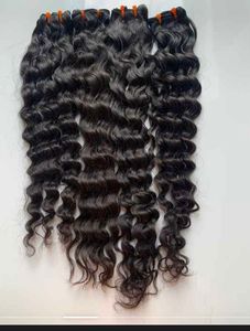 カーリーヒューマンナチュラルヘアエクステンションと生毛工場から卸売価格で入手可能非常に厚く健康的なボトム